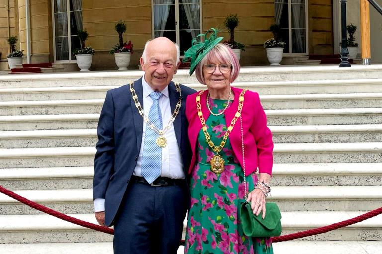 Chairman elect attends royal garden party